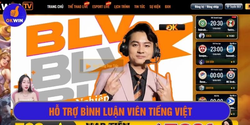 Nền tảng hỗ trợ bình luận viên tiếng Việt chuyên nghiệp