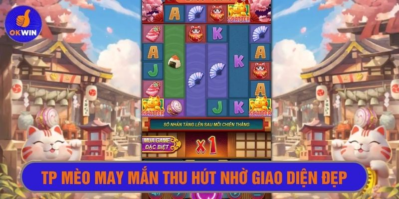 TP mèo may mắn với giao diện dễ thương khó cưỡng